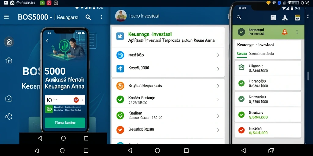 Antarmuka BOS5000 yang lengkap dan mudah digunakan untuk investasi.