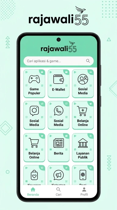 Rajawali55 — Daftar Aplikasi Populer dan Kanal Uji Terbaik Indonesia