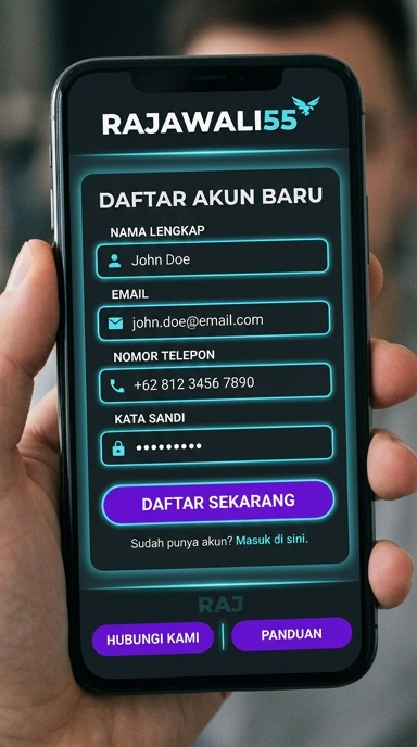 Panduan Lengkap Registrasi Akun Baru rajawali55